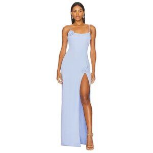 Amanda Uprichard X Revolve Talena Rose Gown in English Lavender Large New Womens